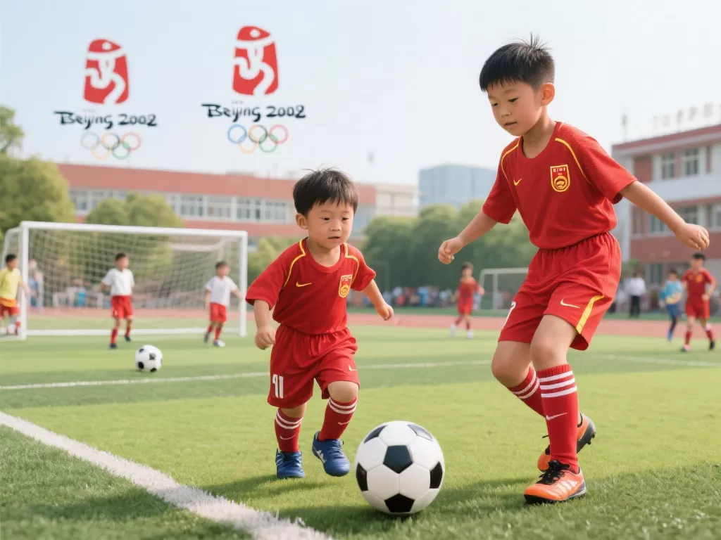 “北青体育：北京奥运掀起校园足球热潮，国青球员多从四五岁起步”